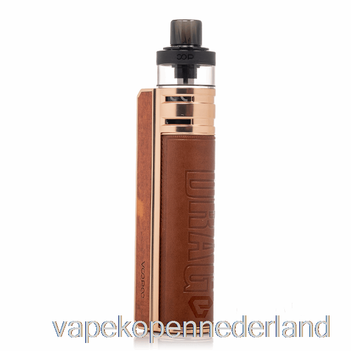 Vape Nederland Voopoo Drag H80s Pod Mod Kit Gouden Palissander
